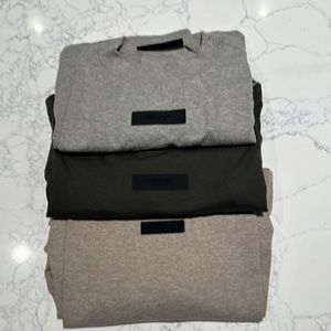 3 Fear of God Essentials Shirts